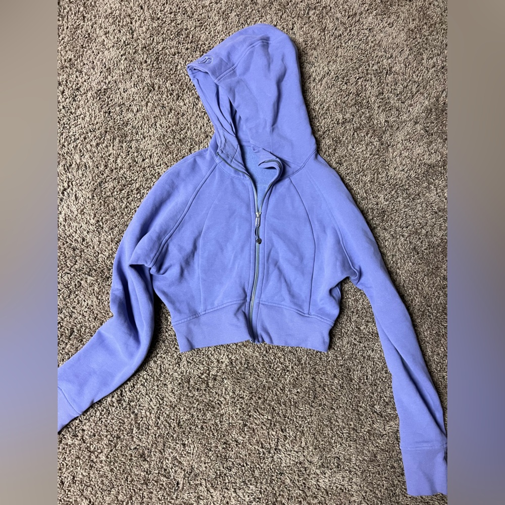 lululemon athletica cropped scuba Hoodie